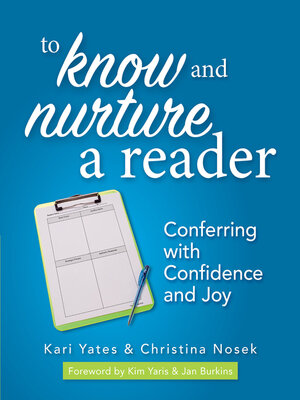 cover image of To Know and Nurture a Reader